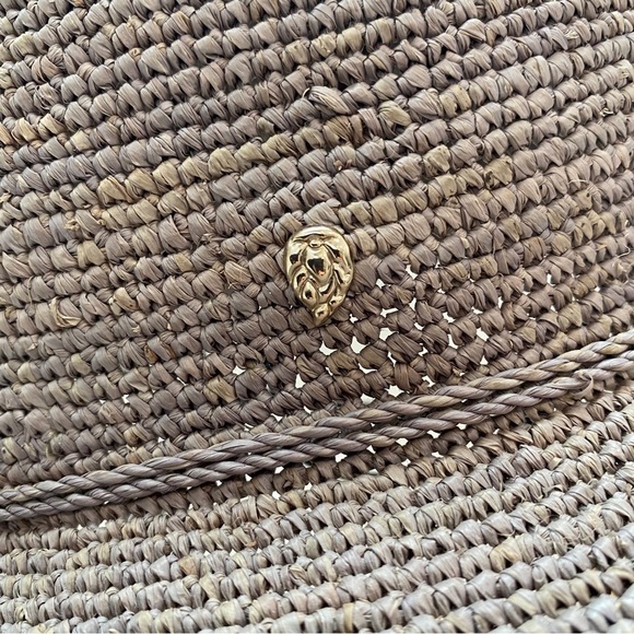 Helen Kaminski 100% raffia grey hat main image 7